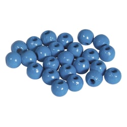 Perles en bois polies 6mm ø