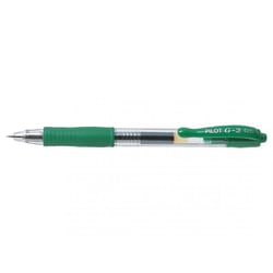 Stylo G-2 roller encre gel pointe fine vert Pilot