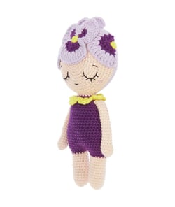 Kit Crochet Ricorumi Pensée – Blooming Beauties de Rico Design : Une fleur délicate à crocheter avec soin Blanc