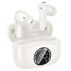 Ecouteurs Bluetooth ANC ENC Réduction De Bruit Sans Fil Autonomie 7h Noir Blanc YONIS