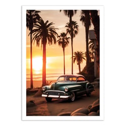 Affiche 30x40 cm - California Sunset - Philippe Hugonnard