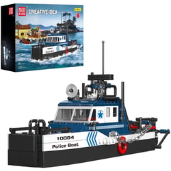 Jeux De Construction - Mould King - Le Bateau De Police -