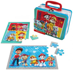 Grande Valisette Avec 2 Puzzles Lenticulaires Pat Pattrouille - SpinMaster - Pat Patrouille - Bleu