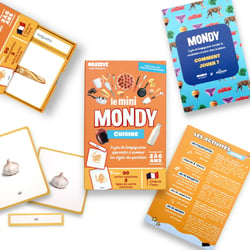 Mini-Mondy - 90 cartes - Cuisine - Langage