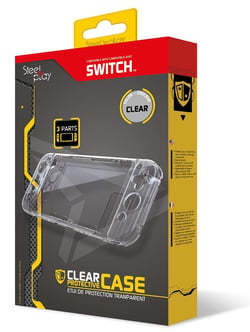 Steelplay - Etui de protection transparent compatible Nintendo Switch