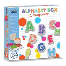 Alphabet box – Coffret - Crealign - Bleu