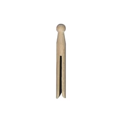 Pinces à linge avec tête ronde, 11 cm, sachet 50 pces