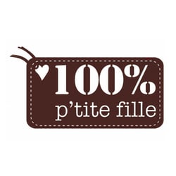 Graine Créative - Tampon en bois 100% p'tite fille