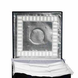 VISICO Tente d'éclairage objets avec rampe 120 Leds - 60x60x60 cm