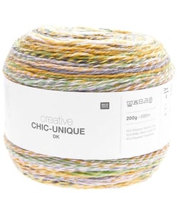 Pelote de laine à tricoter Creative Chic Unique DK - 200GR - Rico Design 010 Forest multicolore