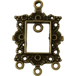 MégaCréa - Breloque pendentif Diviseur cadre Bronze