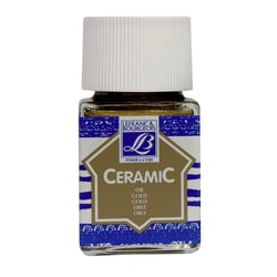 Peinture pour céramique - Or - Lefranc Bourgeois - Flacon de 50ml