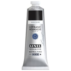 Gouache - Extra-fine - Noir d'ivoire - Lefranc Bourgeois - Linel - 60ml