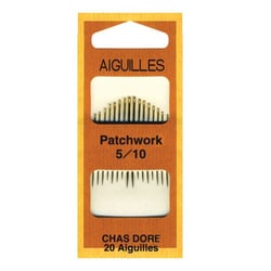 Assortiment 20 aiguilles chas doré pour patchwork 5/10
