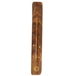 Porte encens yin yang en bois