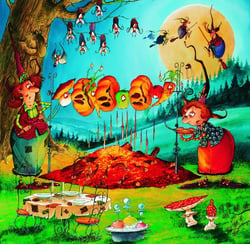 Puzzle 1000 pièces - François Ruyer - Le Barbecue des Sorcières - Grafika