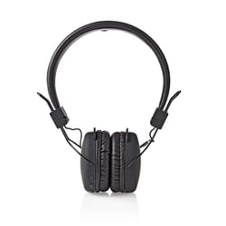 Nedis Casque Audio Bluetooth Supra-Auriculaires Pliable avec Microphone Noir