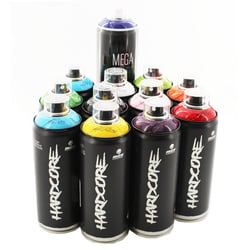 Lot 13 Sprays de Peinture Mtn Hardcore 400ml Mega Color 600ml Mtn
