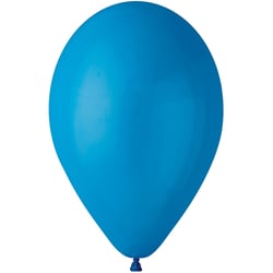 10 Ballons Bleu Mat Ø30cm