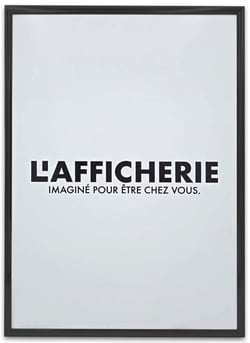 Cadre aluminium noir | A3 : 29,7x42cm