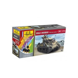 Maquette STARTER KIT M4A2 Sherman Division Leclerc - Heller