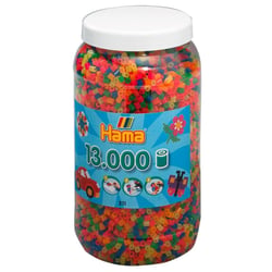 Pot de 13000 perles fluorescentes à repasser