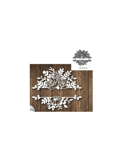 Dies ornements de fleurs