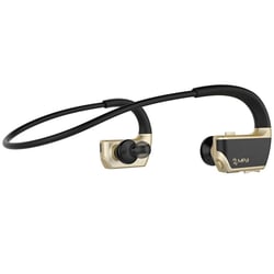 Ecouteurs Bluetooth Sport Sans Fil Avec Mémoire 8GB Et Pédometre Intégré Or YONIS