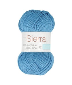 Pelote de laine à tricoter Tricot SIERRA - Distrifil 1369 Bleu