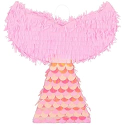 Pinata Queue de Sirène Rose et Iridescente - 40 cm