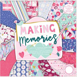 Bloc de 48 feuilles 30,5cm x 30,5cm recto verso Making Memories