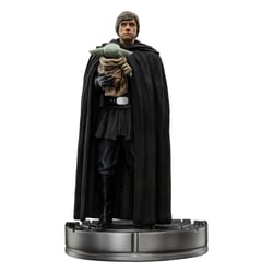 Star Wars The Mandalorian - Statuette 1/10 Art Scale Luke Skywalker et Grogu 21 cm - Iron Studios