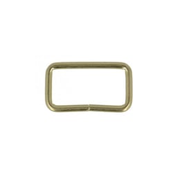 Lot de 2 passants métal 32mm couleur or