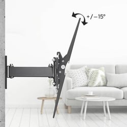 Support mural TV inclinable pivotant HAMA - Métal - 00220832 - Noir - 32-65 pouces