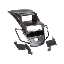 Adaptateur façade 2-DIN ACV Ford Fiesta avec vide poche noir