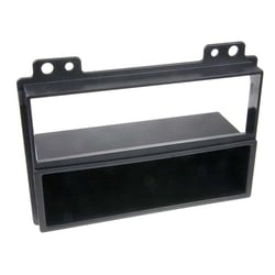 Adaptateur façade autoradio 2 DIN ACV Ford Fiesta Fusion 2005 noir avec vide poche