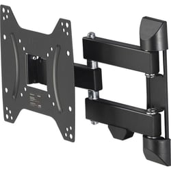 Support mural TV orientable inclinable HAMA métal noir VESA 75x75-200x200 19-48p