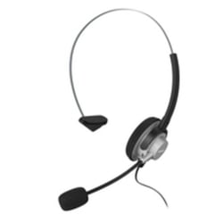 Micro-casque supra-auriculaire HAMA - Filaire jack 3,5 mm - Noir - Mono