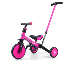 Vélo 4-en-1 Optimus Plus Rose - Milly Mally