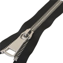 Fermeture à glissière mode Argent