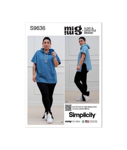 Patron Simplicity 9636 - Sweat et legging du 32 au 48 (FR) taille n°FR 40-48