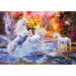 Puzzle l'univers des licornes 1500 pieces - collection fantastique - clementoni - 31805