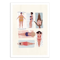 Affiche 30x40 cm - Beach goddess - Maja Tomljanovic