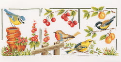 Kit Point comptés Oiseaux de Jardin 30 x 50 cm