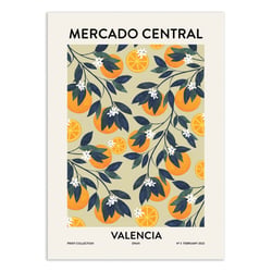 Affiche 30x40 cm - Valencia Market - El Buen Limon
