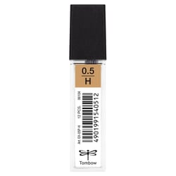 Mine de rechange pour porte-mine TOMBOW - Dureté H - Pointe calibrée 0,5 mm - Lot de 12