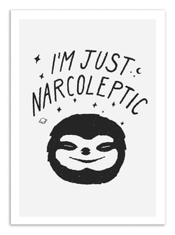 Affiche - I'm just Narcoleptic - Florent Bodart