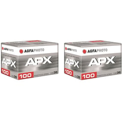 Pack 2 x Pellicule AGFAPHOTO APX100 Professionnel 135-36 B&W