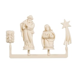 Crèche: La famille sainte + comète, 20 mm