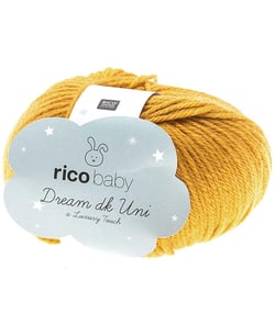 Fil à tricoter Rico Baby Dream Uni Dk - Rico Design 09 Jaune